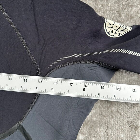 New Ripcurl Wetsuit Medium Short Adults E Bomb Back Zip 4/3 Black Swim Suit - Picture 3 of 14